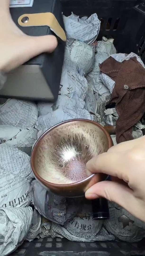 茶盏金丝万缕  盏三疯建盏茶器