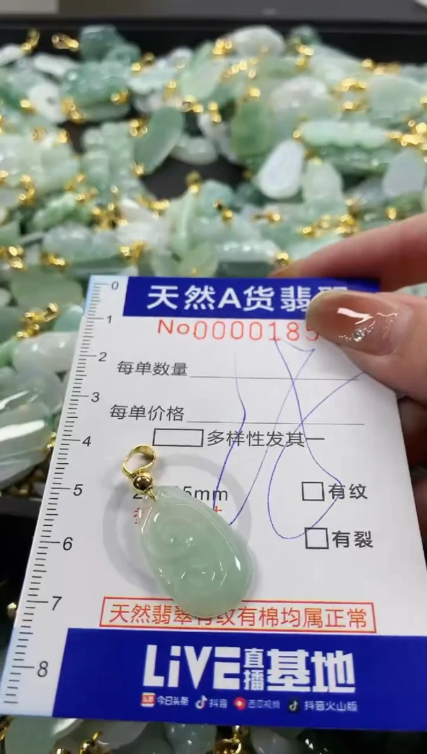 颈饰未镶嵌翡翠天然A货翡翠