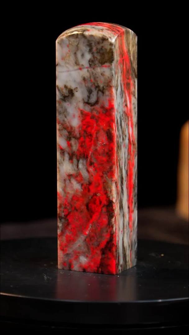 鸡血石刘关张鸡血石旬阳