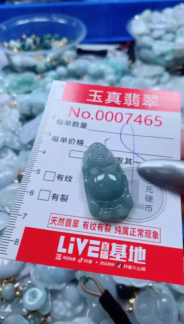 吊坠(不含链)未镶嵌翡翠7465