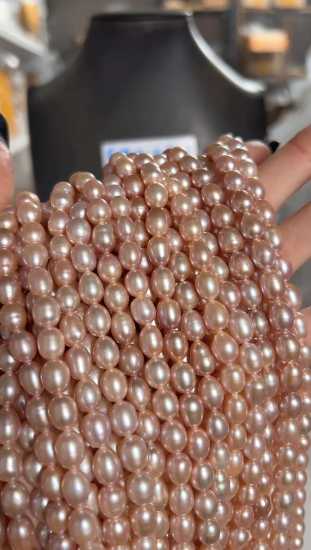 未镶嵌半成品淡水珍珠FK半成品一条