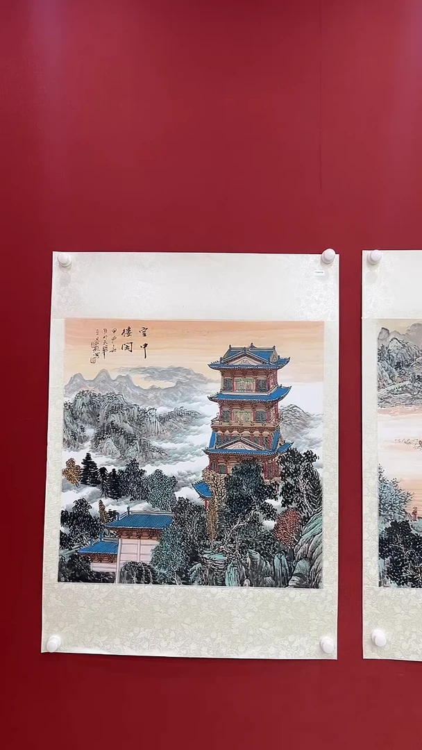 【闪购商品】书法阳 王景龙  室中楼阁 证书锦筒