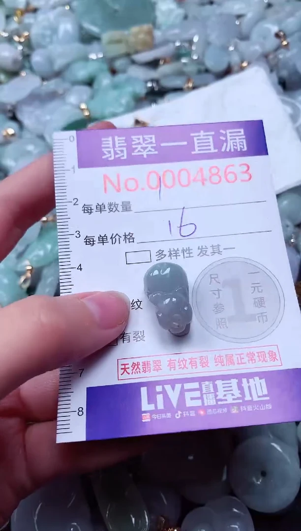吊坠(不含链)未镶嵌翡翠4863
