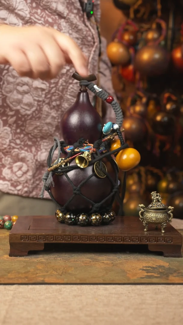 【闪购商品】479大漆葫芦一物一拍记葫堂出品