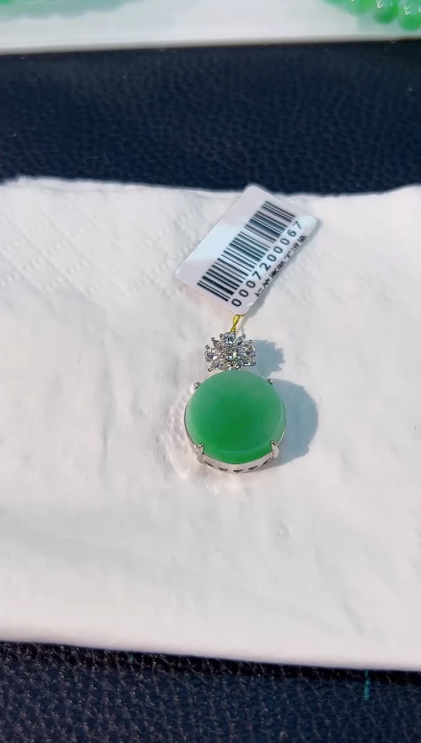 颈饰未镶嵌翡翠 缅料A货/支持复检/一件