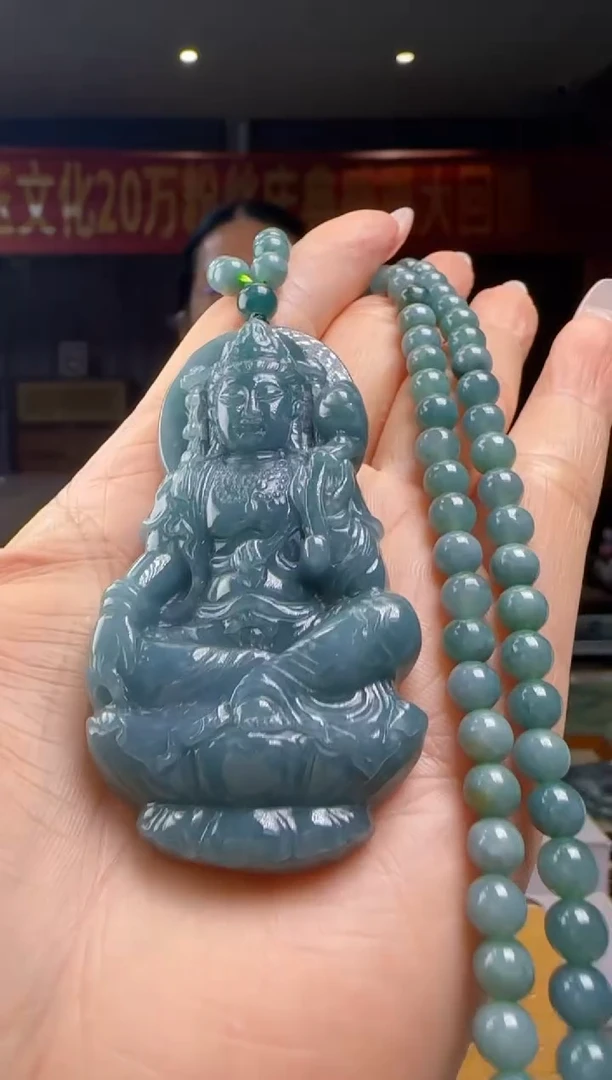 翡翠未镶嵌颈饰多样性发其一YJ@@WS1WX37469