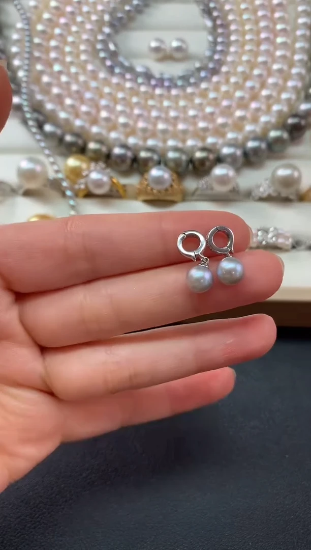 【闪购商品】海水珍珠吊坠银S925镶嵌Z734|280多样性发其一