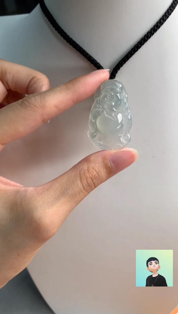 翡翠未镶嵌颈饰36.6-22.7-4.8