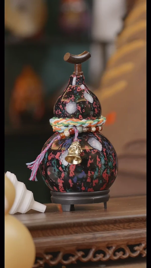 【闪购商品】263号精品天然大漆工艺防渗内胆酒葫芦~