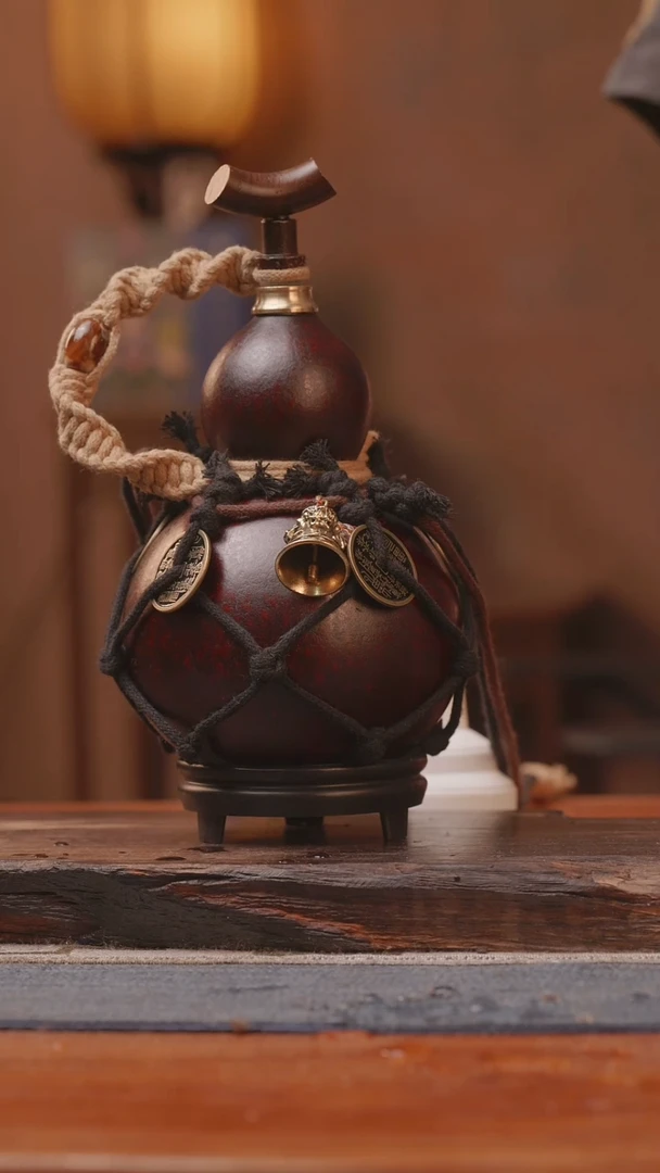 1042号精品大漆葫芦防腐防渗装水茶酒