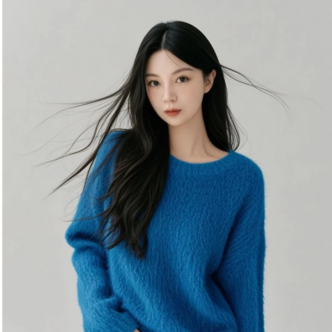 101-149月亮家女装工厂宽松洋气显瘦毛衣休闲百搭加厚针织衫