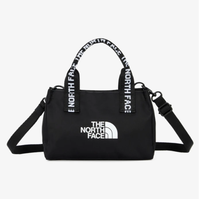 THE NORTH FACE/北面黑色字母印花尼龙1.1L斜挎包单肩NN2PQ11J