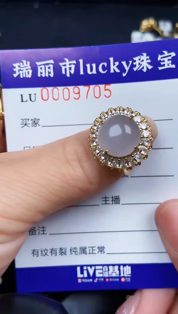 翡翠银S925镶嵌颈饰9705