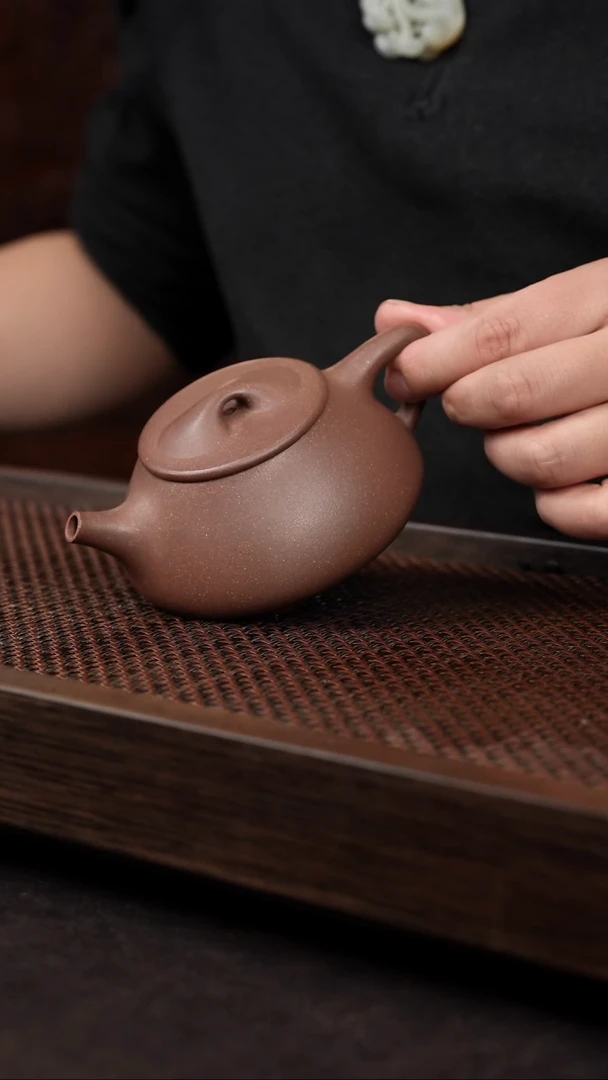 【闪购商品】紫砂茶壶老紫泥满瓢