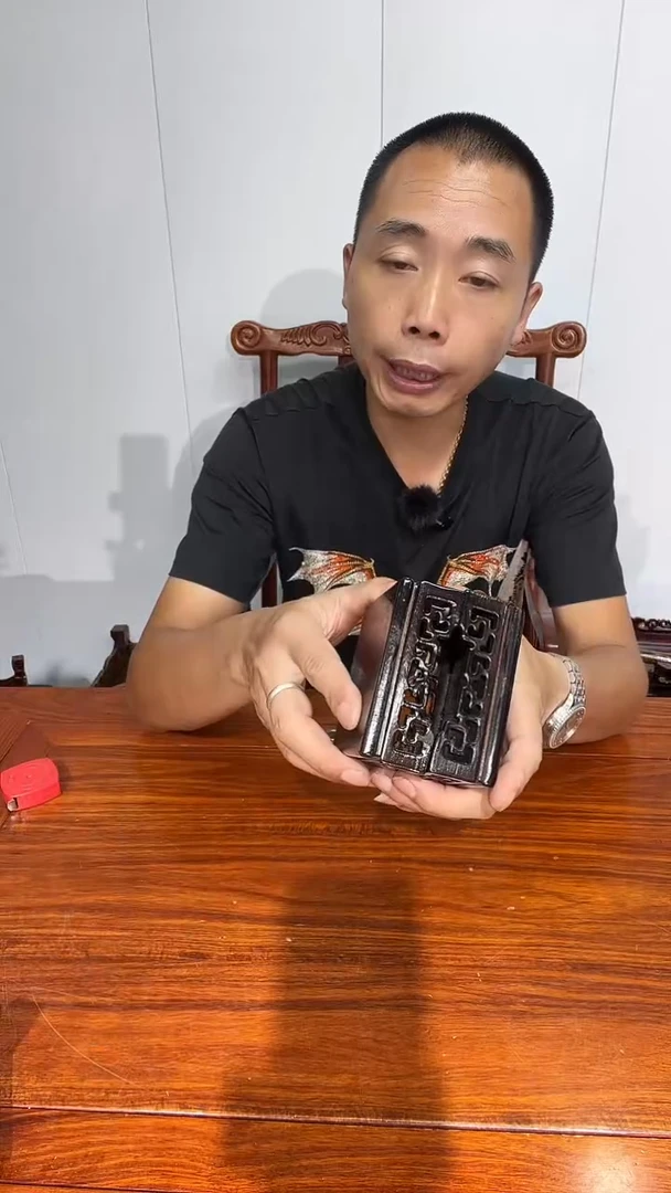 木买一送一非花细花底座黑10*10*3.6