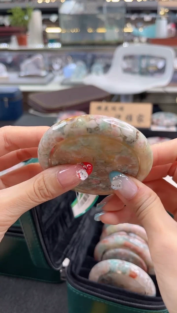 未镶嵌手镯石英质玉圈口（赠品镯心）