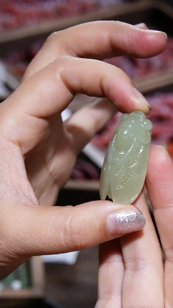 【闪购商品】和田玉蝉未镶嵌00003吊坠