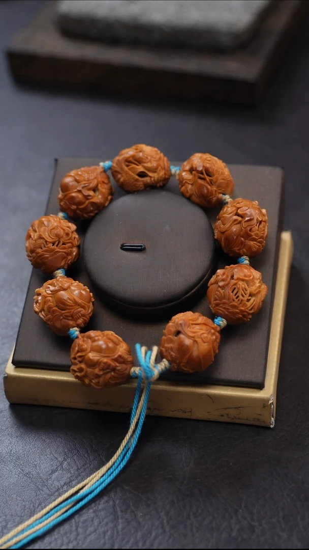 手串/手链橄榄核九林核雕文玩作品