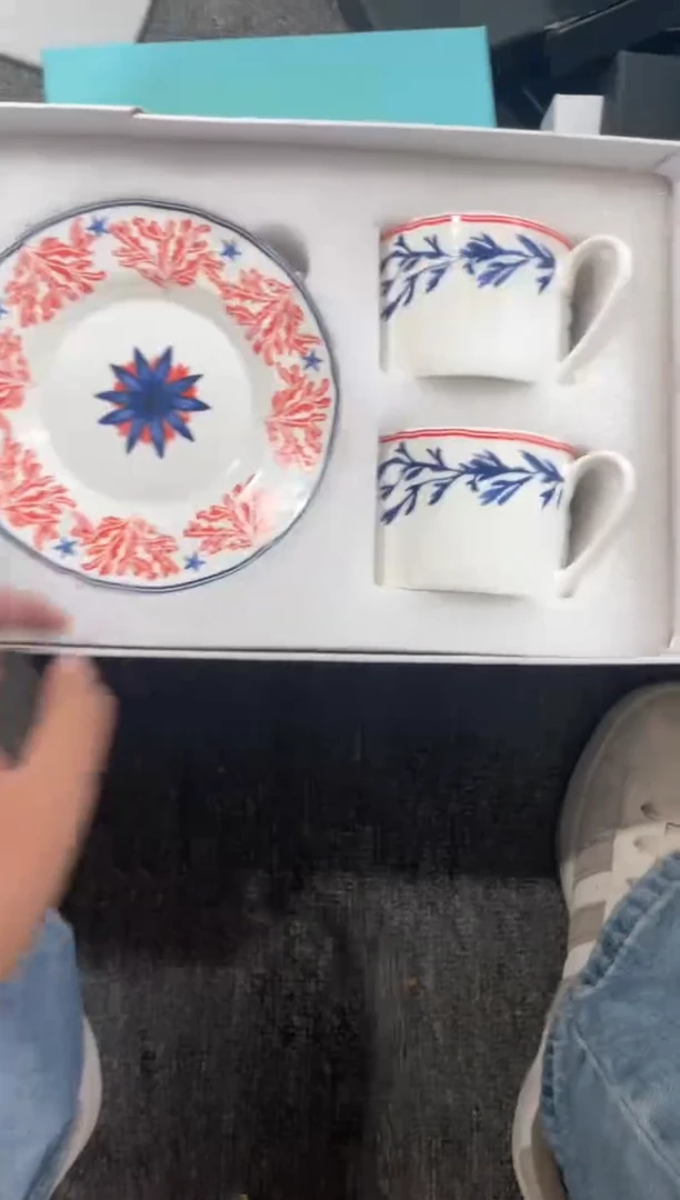 瓷片咖啡杯礼盒清仓！！！