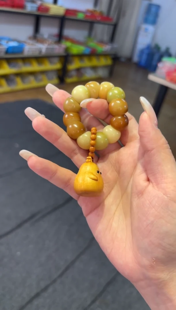 【闪购商品】菩提根/象牙果吊坠 14mm菩提根木有压力手捻