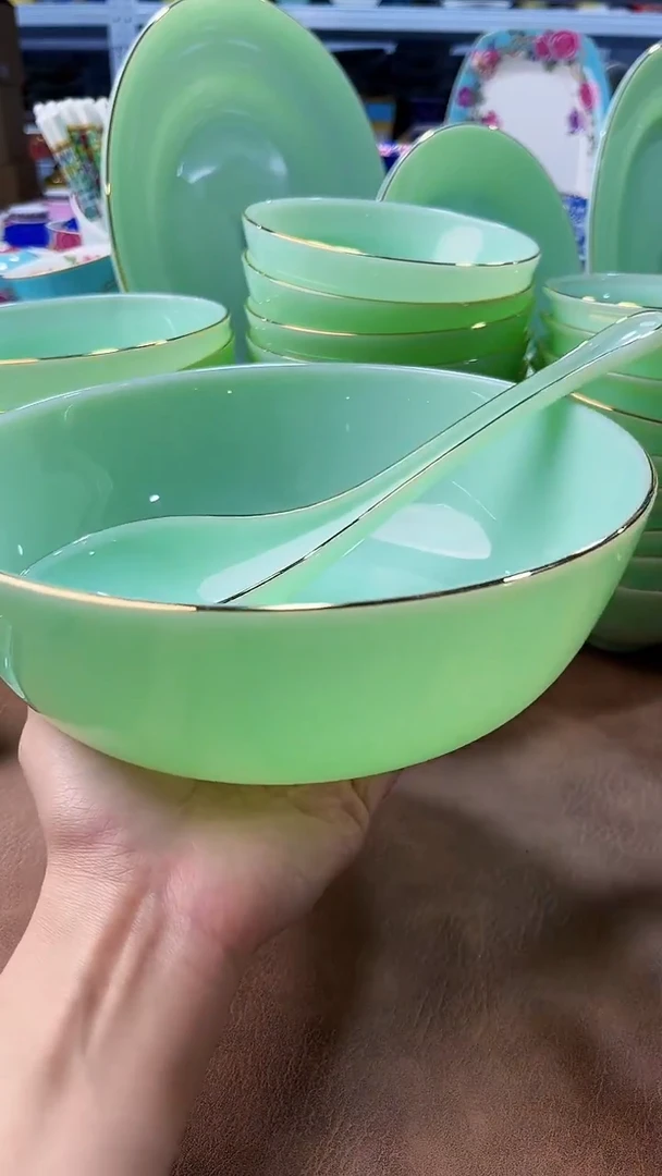 玉瓷汤碗1个汤勺1个景德镇陶瓷