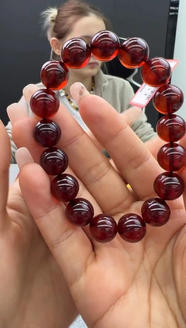 【闪购商品】琥珀手链未镶嵌703秒拍号