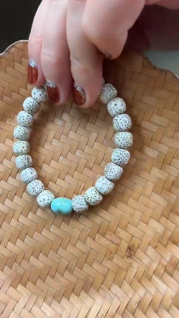 星月菩提手串枫*?枫叶专拍星月手串