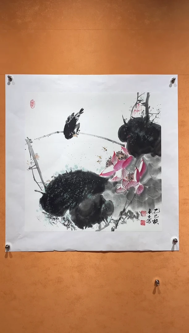 国画刘金玉老师亲笔手绘