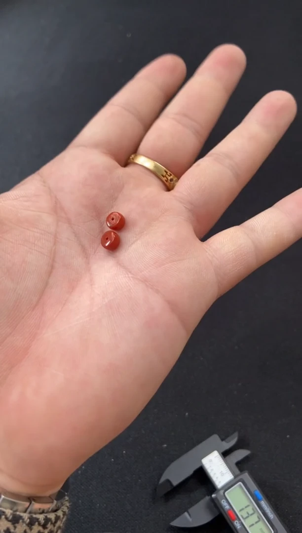 南红玛瑙药片未镶嵌6mm直切药片