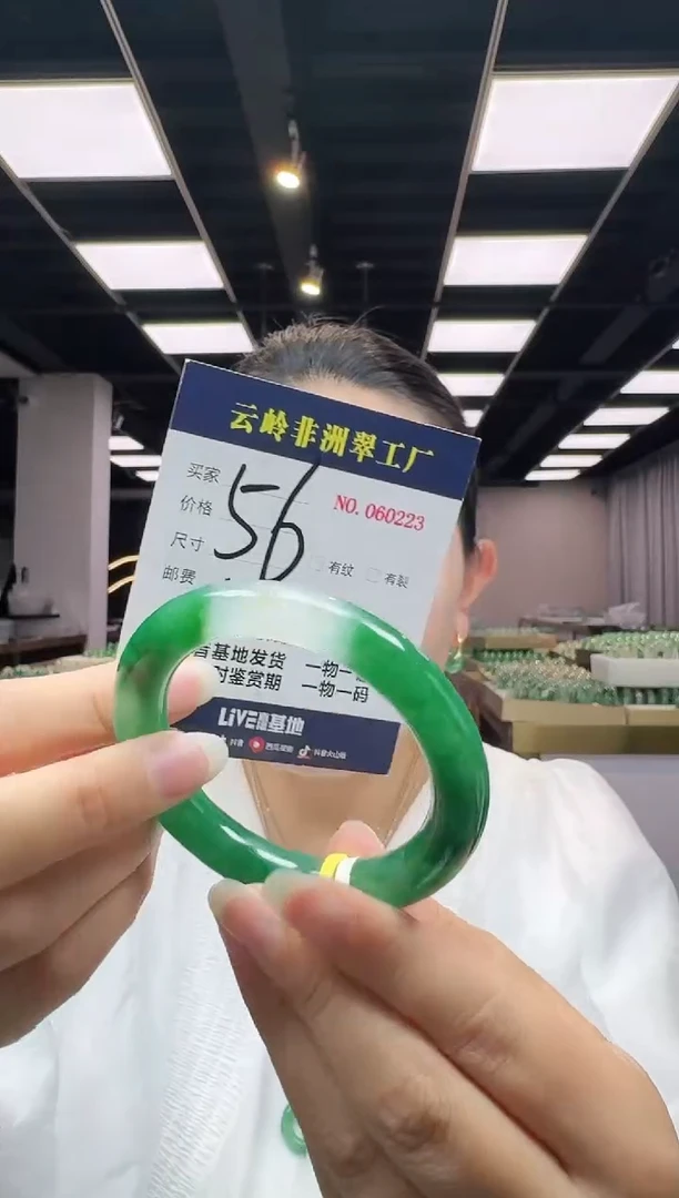 未镶嵌手镯石英质玉口径54-10-10