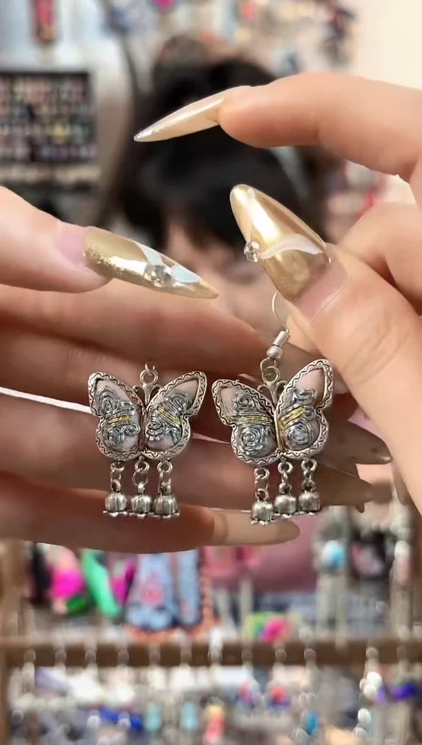 织绣彩云南阁民族风老绣非遗饰品1013