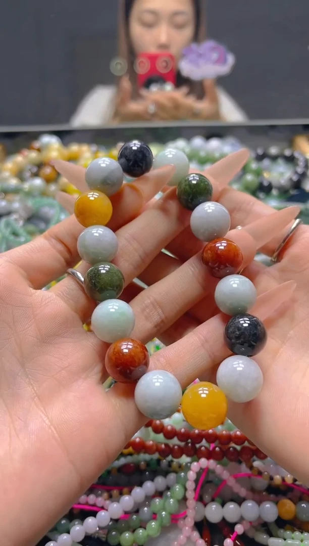 颈饰未镶嵌翡翠13MM