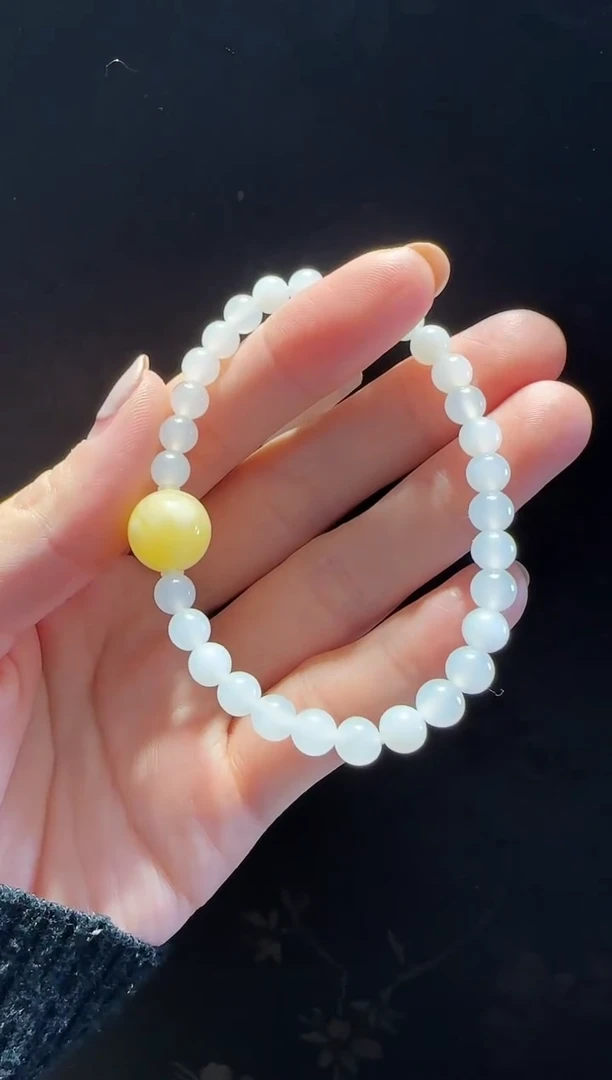 未镶嵌手串和田玉珠宝原创