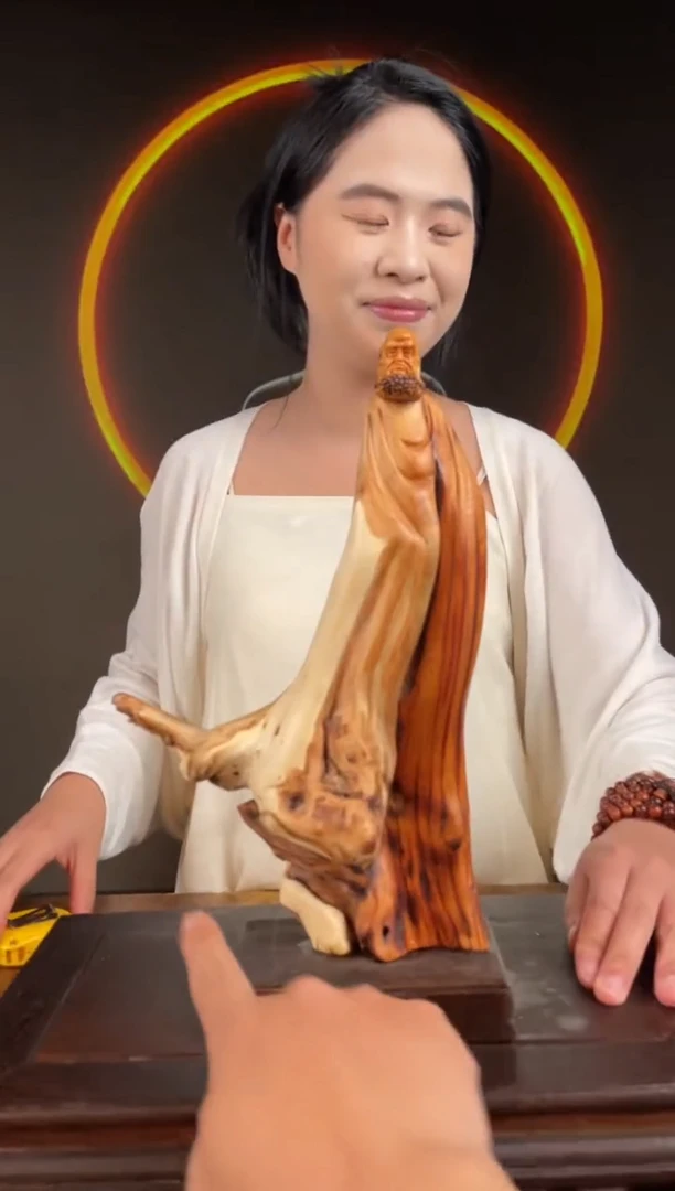 柏木（崖柏）手工摆件,先抢先得! 编号:107