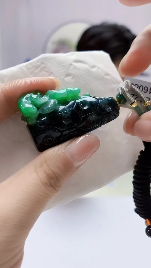 定制翡翠未镶嵌5145ms-毛货108花鸟