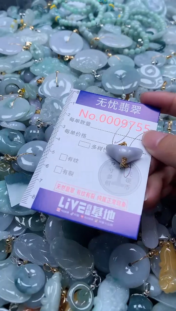 翡翠未镶嵌吊坠(不含链)9855