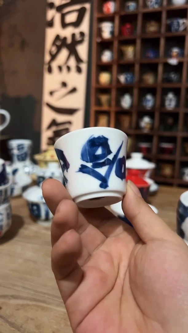 【闪购商品】观云听雨原创手绘茶具