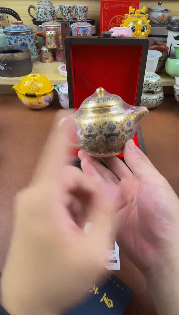 陶瓷茶具摆件旅行套组