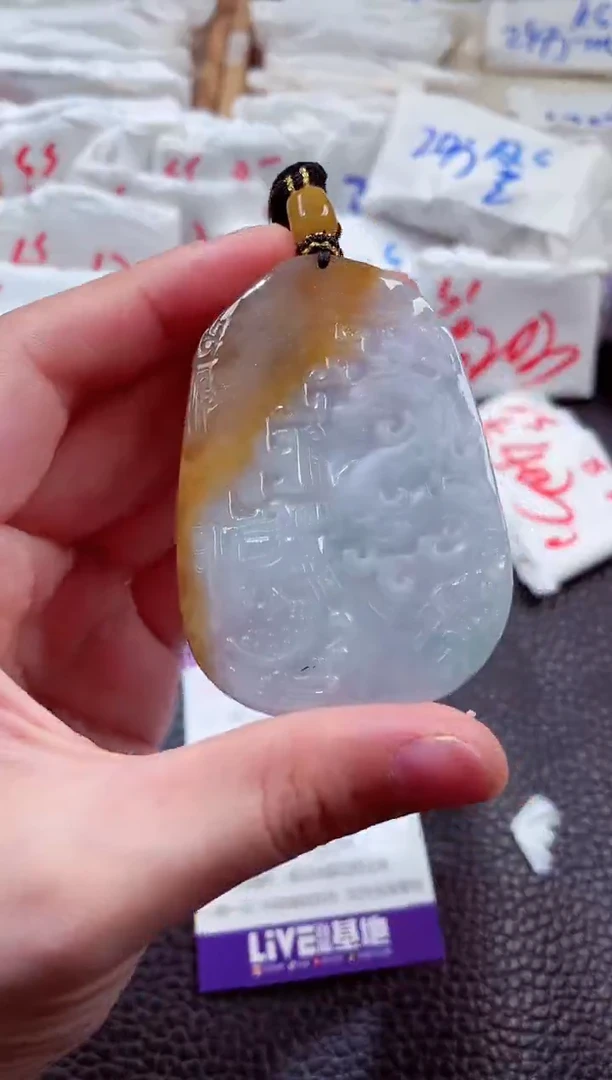 翡翠未镶嵌颈饰00008022