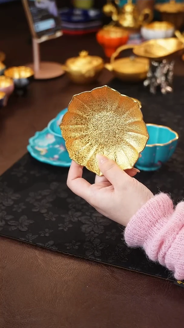 茶杯紫砂【宜景窑系列】雪花杯垫