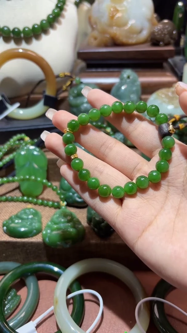 未镶嵌手串和田玉（碧玉）1