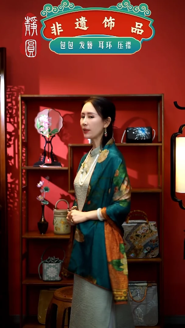 织绣非遗手工饰品2345