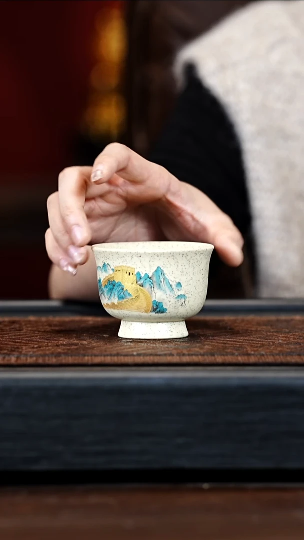 宜兴紫砂团团紫砂精选主人杯