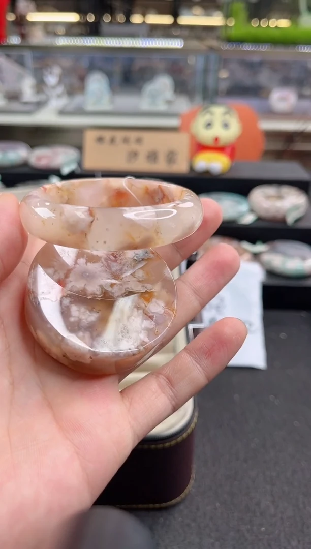 未镶嵌手镯石英质玉54圈口（赠品镯心）S974110