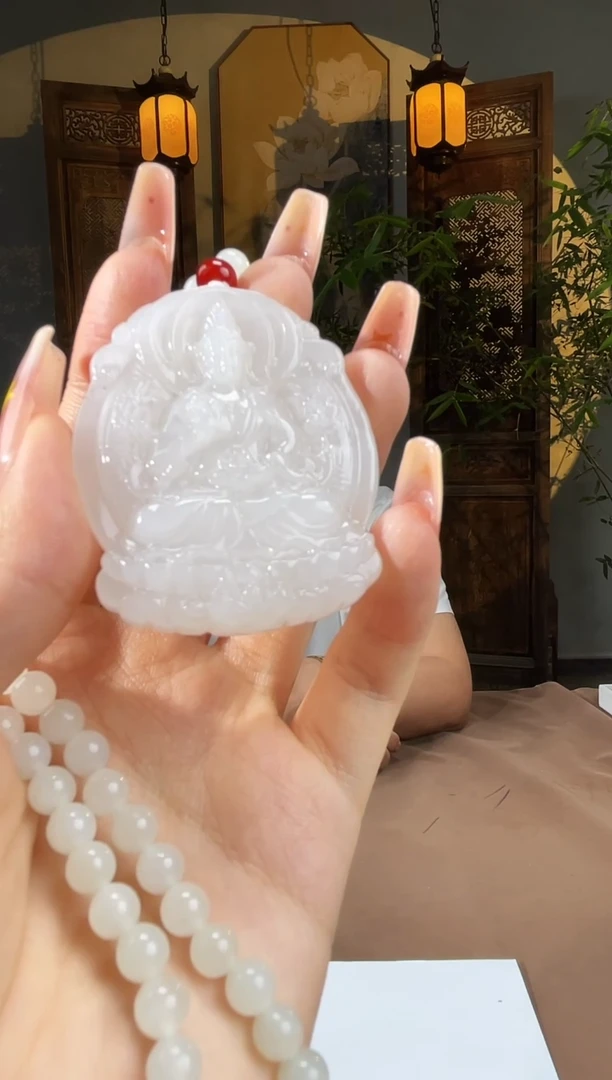 和田玉未镶嵌颈饰S237