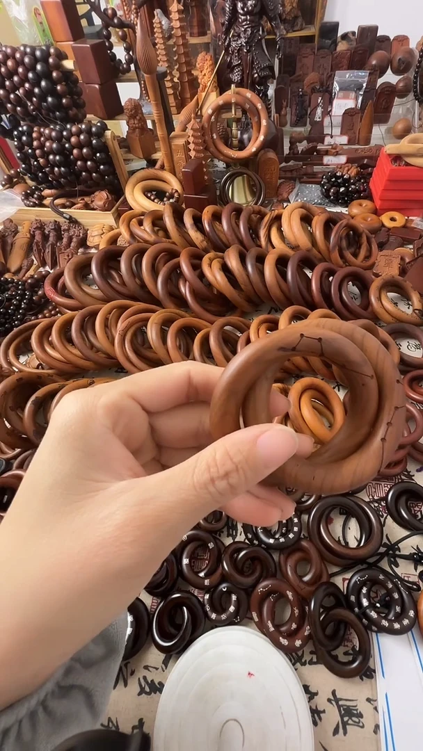 枣木乾坤圈桃木50微瑕一物一拍