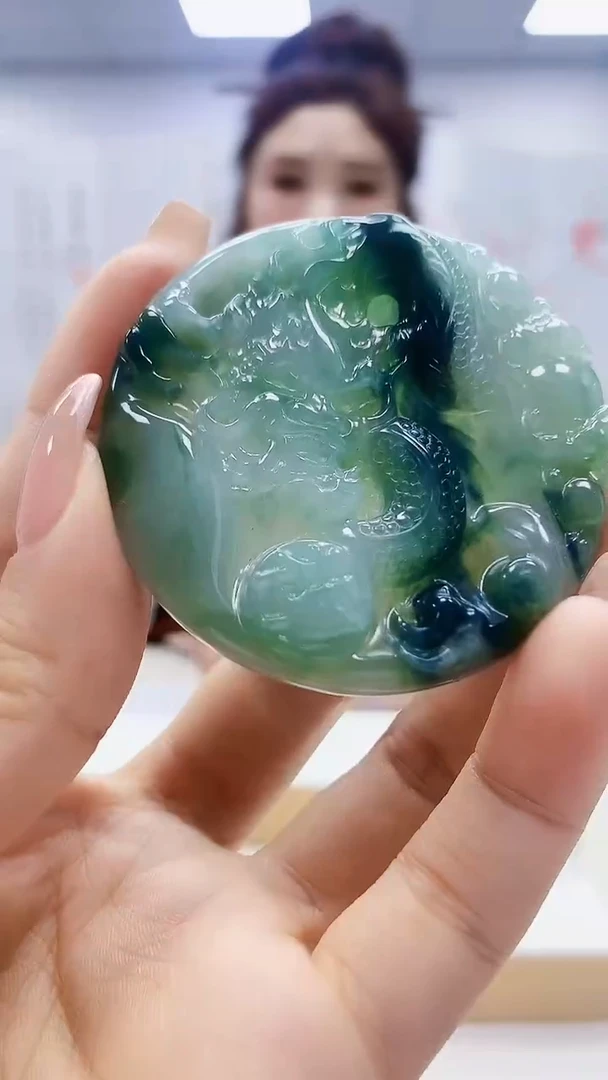 未镶嵌定制翡翠4829ty-毛货挂件50