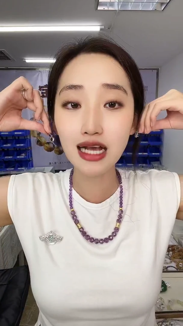 青金石未镶嵌耳饰天然珠宝多样性发其一