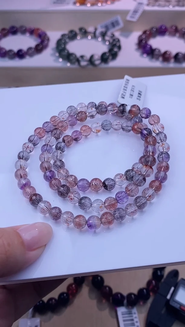 未镶嵌手链水晶仙女超七多圈6m+