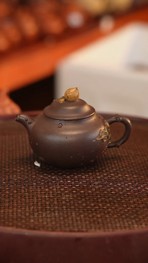 茶壶紫砂喜**涧原矿手工制作